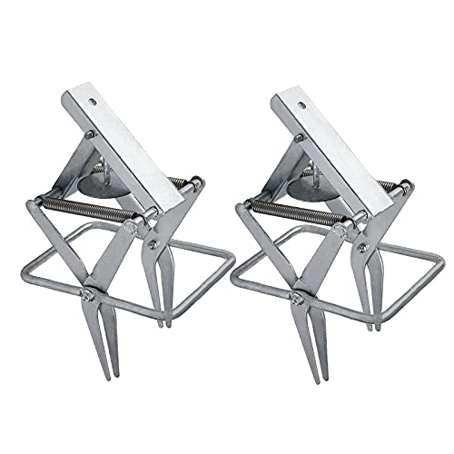 FPS (2 Pack Easy Set Mole Traps Easy One-Step, Out-of-Sight, Galvanized Steel Sold ONLY by Fox Peak Supply