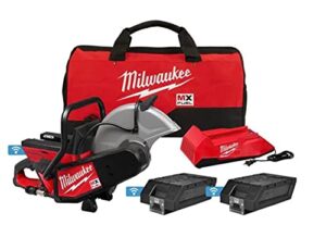 mx314-2xc mx lithium-ion cordless 14 in. cut off saw kit plus (2) batteries and charger