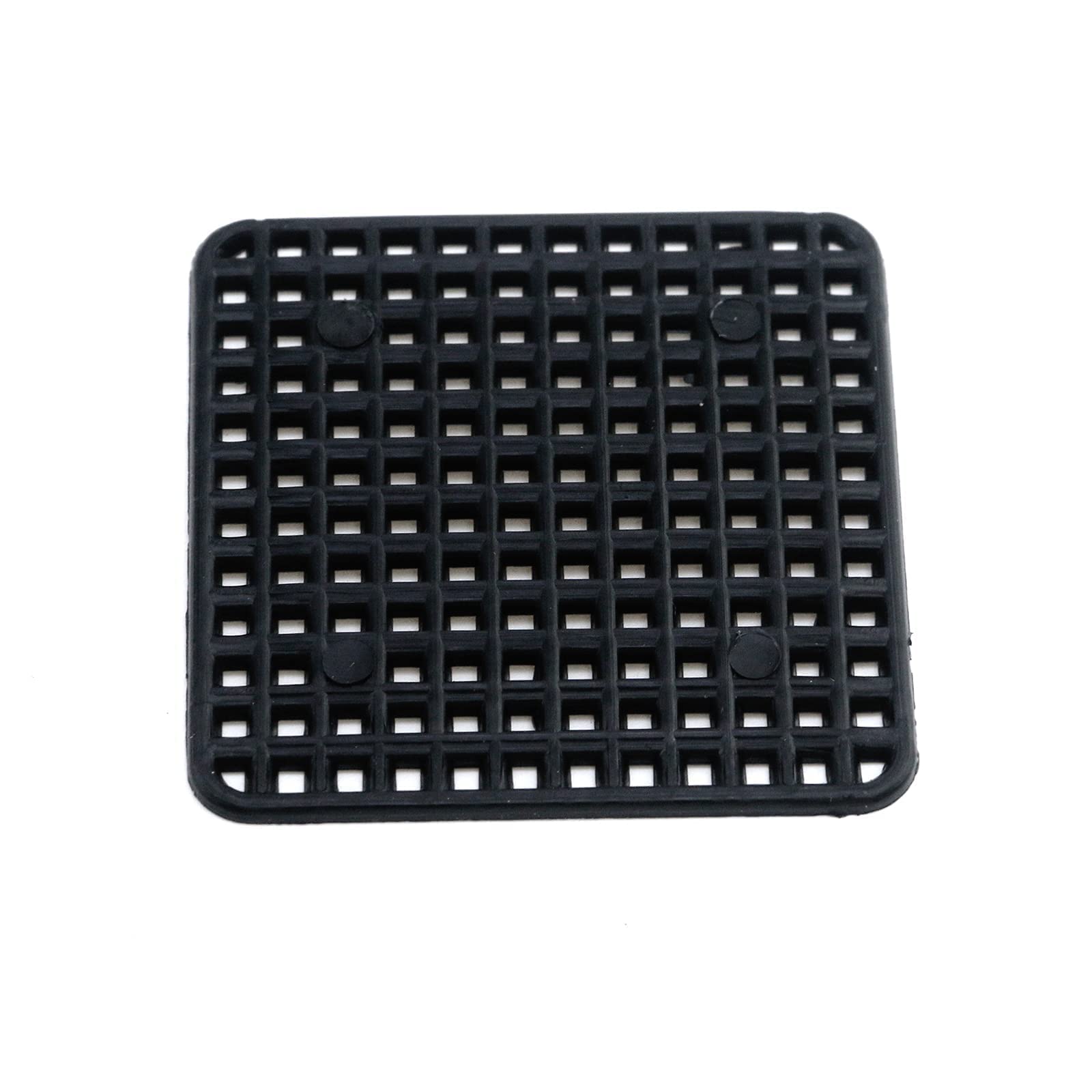 Risbay Flower Pot Hole Mesh Pad,40Pcs 2.17" Black Plastic Square/Round Flower Pot Hole Mesh Mat Plant Drainage Screens Gasket