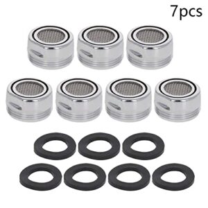 Juvielich 7PCS 20mm Faucet Aerators Faucet Flow Restrictor Plastic Replacement Parts Insert Sink Aerator for Bathroom or Kitchen