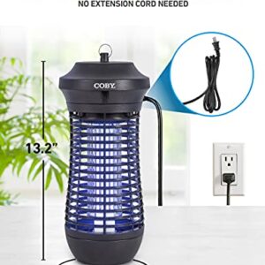 COBY Outdoor Bug Zapper 18W, Covers Half an Acre, Electric Bug Zapper
