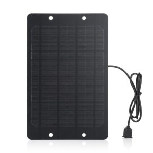 soshine mini solar panel - usb solar panel charger 5v 6w with high performance monocrystalline for camera,water pump,small fan,bicycle,power bank,camping lanterns