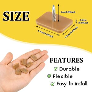 Tack-In Drawer Glides Drawer Tack Glide for Repairing Dressers, Making All the Drawers Slide Smoothly and Evenly (16 Pieces)