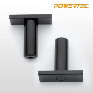 POWERTEC 71467-P2 Solid Steel Bench Dog, (Pack of 2)