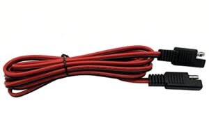halokny sae extension cable, 18awg sae to sae connector quick disconnect wire harness, solar panel extension cable 6ft/2m