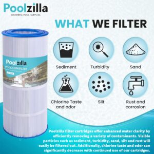 Poolzilla Replacement for Pool Filter Pentair CC100, CCRP100, PAP100, PAP100-4, Unicel C-9410, R173215, Filbur FC-0686, 59054200, 160316, 160354, SP100 Predator 100, 100 sq.ft Filter Cartridge