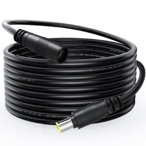electop dc 8mm extension cable 20ft, dc 8mm cord 14awg dc 8mm female to male adapter connector cable 8mm dc power plug for gz yeti jackery solar generator portable power station and solar panel