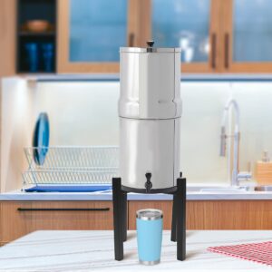 TonGass Adjustable Multi-use Countertop Stand Compatible with Berkey Water Filters Water Dispenser Stand Use for Berkey Water Filter System Replacement Countertop Water Filter Stand