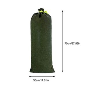 Moanyt Empty Drawstring Sand Bags 4 Pack Tent Weights Canvas Thickened Sandbags,12'' x 28''