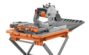 12 amp 8 in. wet tile saw with extended rip capacity and stand