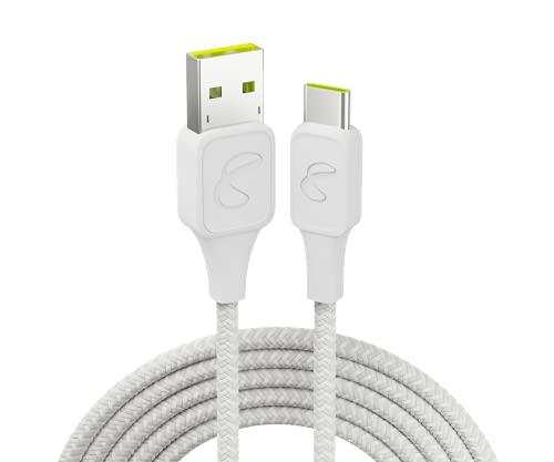 InfinityLab InstantConnect USB-A to USB-C - Charging Cable for USB-C Devices - White, 5 feet