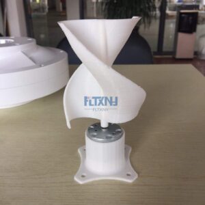 ninilady 10w micro wind turbine with led light 5.5v small vertical wind generator with 2/3 blades for new energy toy windmill (2 blades)