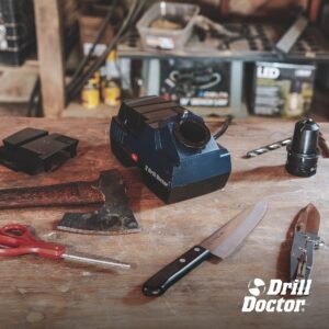 Drill Doctor X2 Drill Bit and Knife Sharpener With Removable Guide System