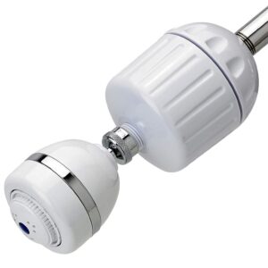sprite showers high output 2 with 3-setting shower head, white (ho2-sh3-wh)