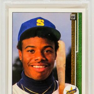 Ken Griffey Jr (Seattle Mariners) 1989 Upper Deck Baseball #1 RC Rookie Card - PSA 9 MINT (New Label)