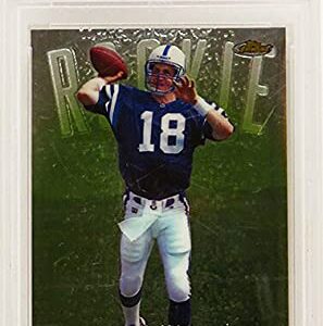 Peyton Manning (Colts) 1998 Topps Finest Football #121 RC Rookie Card - PSA 10 GEM MINT