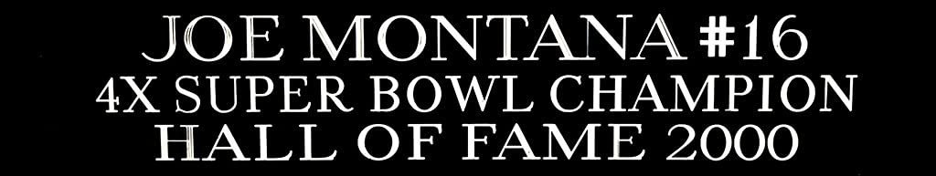 Joe Montana Autographed Red San Francisco Jersey - Beautifully Matted and Framed - Hand Signed By Montana and Certified Authentic by JSA - Includes Certificate of Authenticity