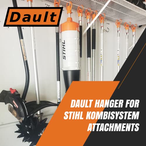 DAULT Hanger 3 Pack Heavy Duty Garage Storage Hooks | Stihl Kombi Attachments | Power Tool Holder Organizer Hangers for Garage and Basement | Wall Mount Utility Hooks for Organizing | Made in U.S.A.