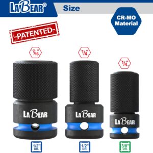 LaBear - 1PC 1/2 to 7/16 hex adapter, 1/2"Drive to 7/16" Hex Drive Quick Change Adapter
