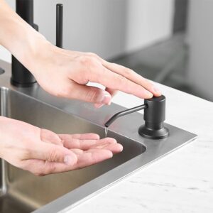 owofan kitchen sink faucet with soap dispenser black product bundles
