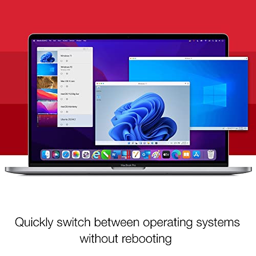 Parallels Desktop 17 for Mac Pro Edition | Run Windows on Mac Virtual Machine Software | 1-Year Subscription [Mac Download] [Old Version]