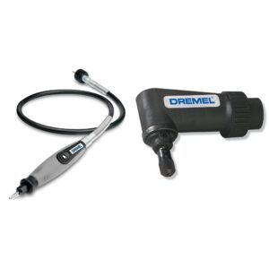 dremel 575 right angle attachment for rotary tool with flex shaft rotary tool attachment with comfort grip and 36” long cable