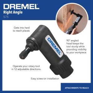 Dremel 575 Right Angle Attachment for Rotary Tool with Flex Shaft Rotary Tool Attachment with Comfort Grip and 36” Long Cable