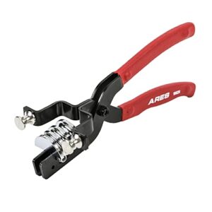 ares 10024-3-in-1 small range tubing bender pliers - easily make 90 degree bends in brass, copper, steel, stainless and aluminum - works for 1/8-inch, 3/16-inch, and 1/4-inch tubing