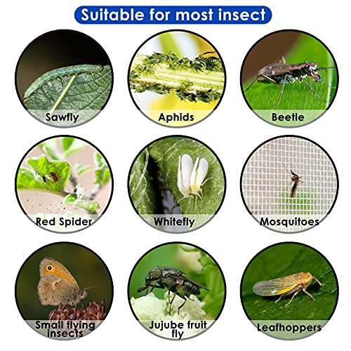 Fly Traps for Indoors Fly Repellent for Outdoor Fruit Fly Traps for Indoors Catch Fly Trape, Fly Catcher,Fly Paper Ribbon Traps Fly Insect Killer Fling Insects,Gnat Trap Hanging 24 Rolls