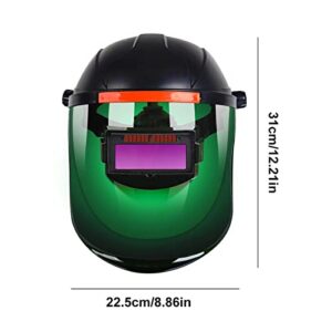 Welding Helmet Auto Darkening, True Color Solar Welder's Helmet, Welding Mask, Welding Hood for TIG MIG ARC Adjustable Shade 9-13 Welder Mask