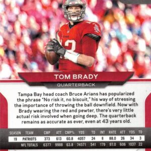 2020 Panini Prizm #255 Tom Brady Football Card - Buccaneers