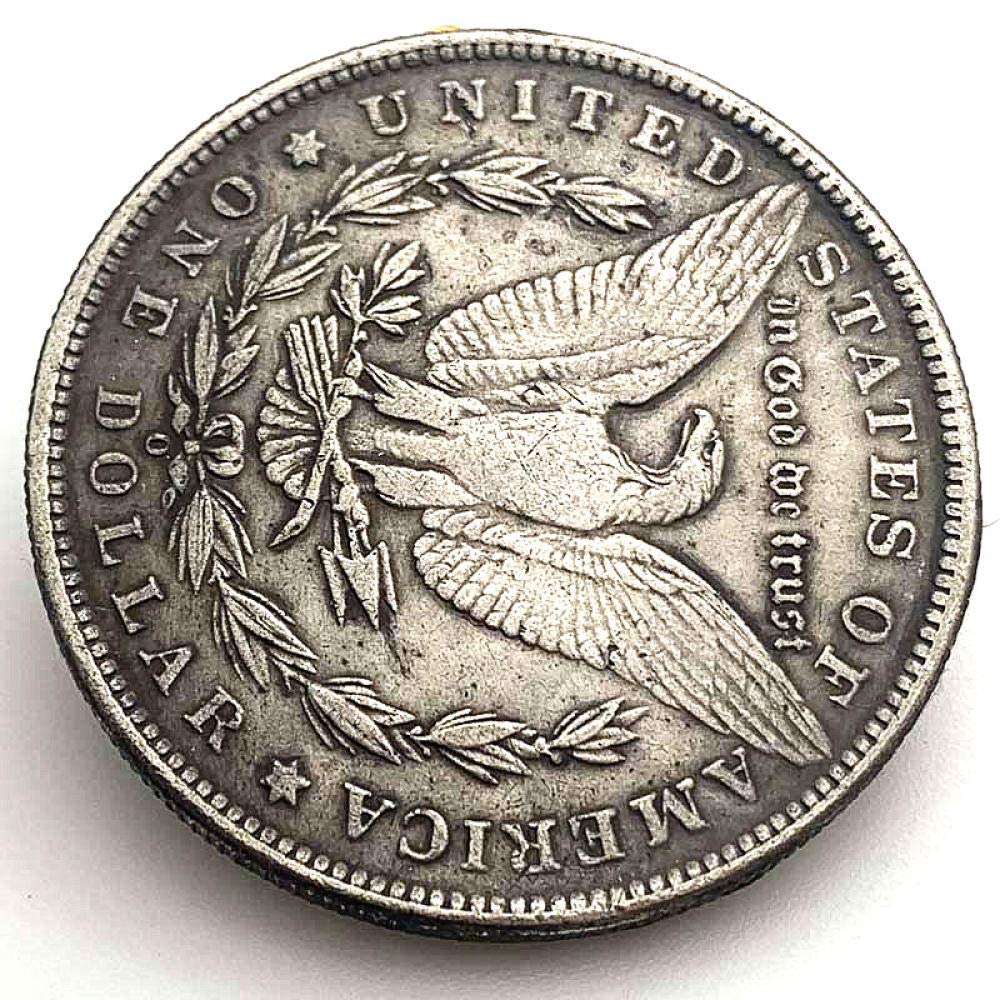MKIOPNM Coin Collection Commemorative Coin 1887 Radio Batman Superman Brass Old Silver Memorial Put Magic Copper Coins Memorial Coin