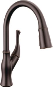 delta faucet ophelia oil rubbed bronze kitchen faucet, kitchen faucets with pull down sprayer, kitchen sink faucet, faucet for kitchen sink with magnetic docking, venetian bronze 19888z-rb-dst
