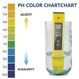 PH Meter & TDS Meter Combo, Readout High Accuracy Lab 4-in-1 PH TDS EC & Temperature Meter Water Quality Tester,High Accuracy Digital Water Tester for Household Drinking, Pool and Aquarium