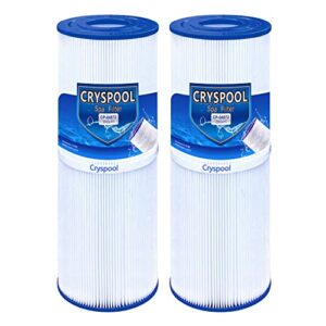 cryspool prb25-in spa filter compatible with c-4326 hot tub filter, fc-2375, 3005845, r172327, r173429, 33521, 25392, 817-2500,5x13 spa filter 25 sq.ft,2pack