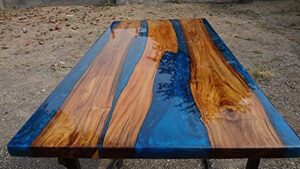 epoxy table, epoxy resin river table, live edge wooden table, natural wood,dining table, natural epoxy table, resin table