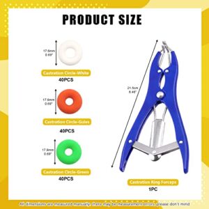 Mardatt 121 Pcs Bander Snap Pliers with 120 Pcs Rubber Rings, Multi Function Filling Pliers, Balloon Expander Tool Snap Pliers