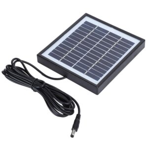 2W 12V Multifunctional Solar Panel Polysilicon Charging Board with Border for Outdoor Camping