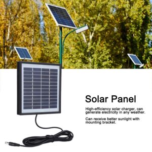 2W 12V Multifunctional Solar Panel Polysilicon Charging Board with Border for Outdoor Camping
