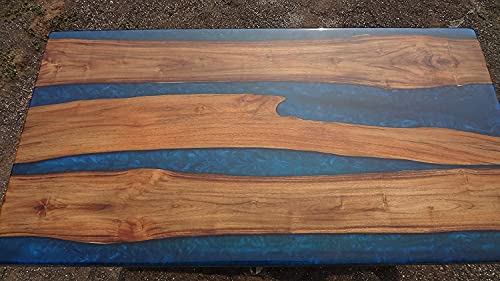 Epoxy Table, Resin Table, Epoxy Table, Natural Wood,Dining table, Natural Live Edge Wooden Table, Epoxy Resin River Table