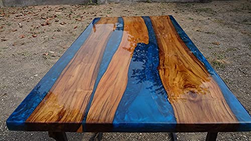 Epoxy Table, Resin Table, Epoxy Table, Natural Wood,Dining table, Natural Live Edge Wooden Table, Epoxy Resin River Table
