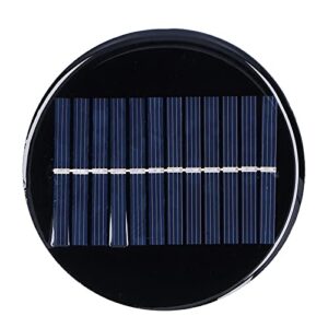 0.8w round solar panel6v solar & wind power solar panels 10cm diy solar panel compatible with power cellphones or batterysolar charging board for solar light