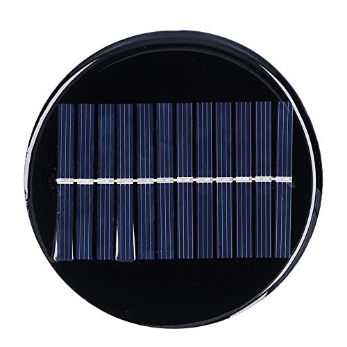 0.8W Round Solar Panel6V Solar & Wind Power Solar Panels 10cm DIY Solar Panel Compatible with Power Cellphones or BatterySolar Charging Board for Solar Light