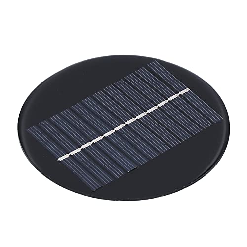 0.8W Round Solar Panel6V Solar & Wind Power Solar Panels 10cm DIY Solar Panel Compatible with Power Cellphones or BatterySolar Charging Board for Solar Light