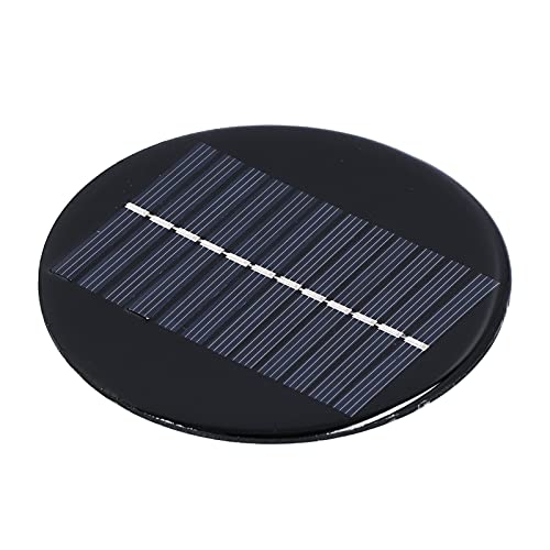 0.8W Round Solar Panel6V Solar & Wind Power Solar Panels 10cm DIY Solar Panel Compatible with Power Cellphones or BatterySolar Charging Board for Solar Light