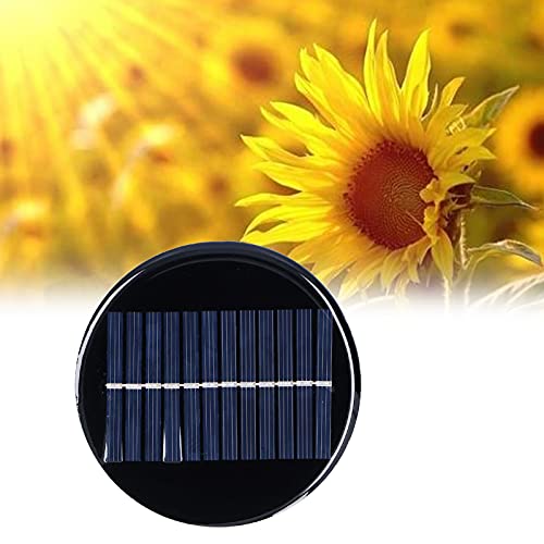 0.8W Round Solar Panel6V Solar & Wind Power Solar Panels 10cm DIY Solar Panel Compatible with Power Cellphones or BatterySolar Charging Board for Solar Light