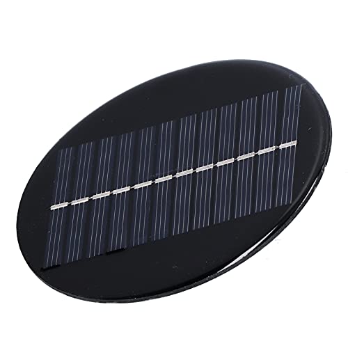 0.8W Round Solar Panel6V Solar & Wind Power Solar Panels 10cm DIY Solar Panel Compatible with Power Cellphones or BatterySolar Charging Board for Solar Light