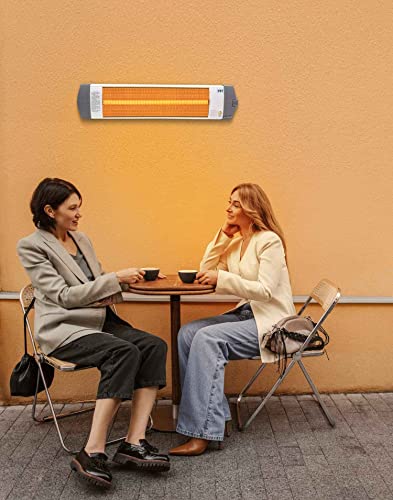 Econat C-15 | 1500-Watt Electric Heater with Thermostat | Energy Efficient Heater for Indoor and Outdoor