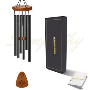 toneslix memorial wind chimes, sympathy wind chimes, windchimes in memory of a loved one, loss of loved one bereavement gifts, loss of father mother husband son funeral memorial gifts