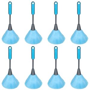 fviexe 8pcs 10 inch mini feather dusters for cleaning, small microfiber delicate duster laptop computer keyboard electrostatic cleaning duster washable, screen static dusting wand